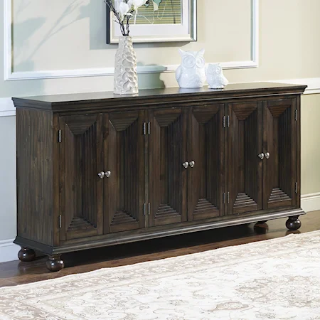 Six Door Credenza